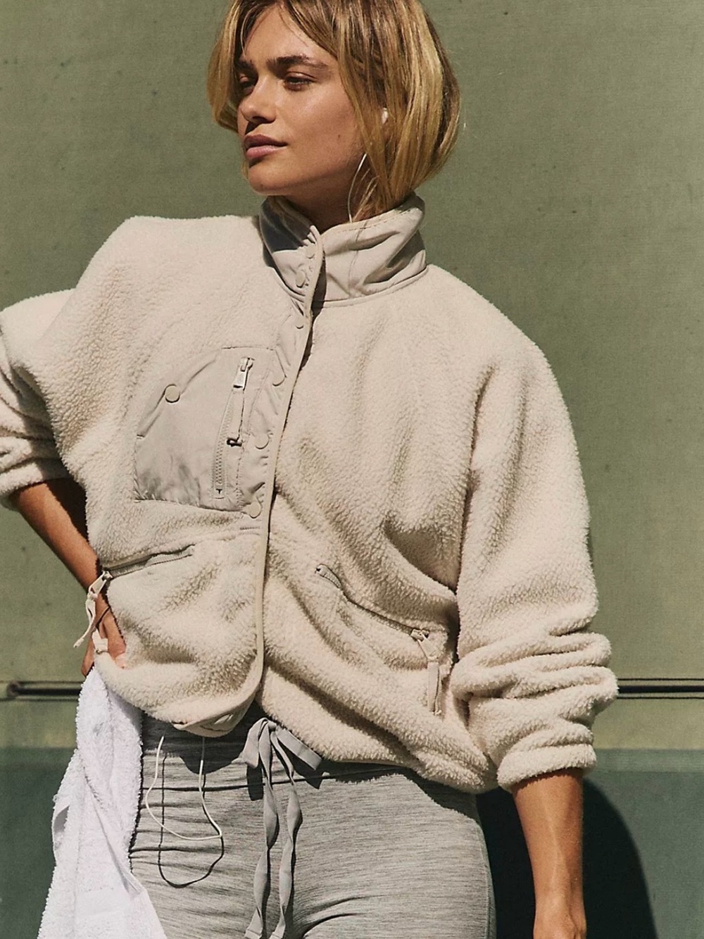 Free People Movement Hit the Slopes Fleece Jacket - Picture 2 of 9